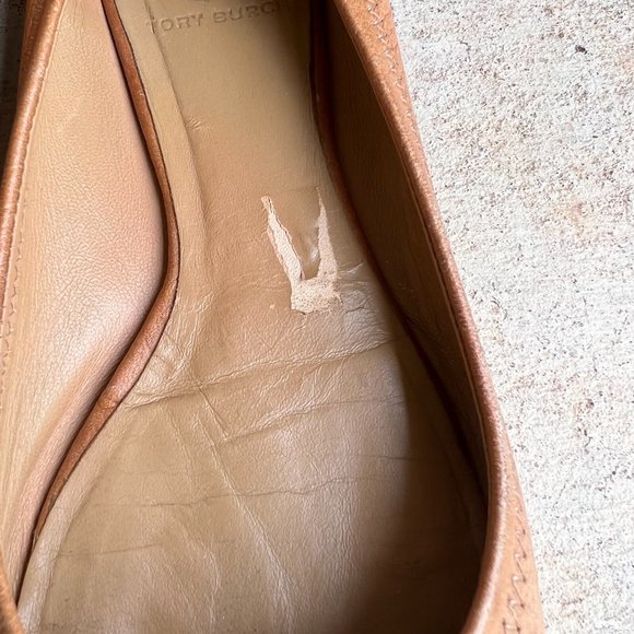 Tory Burch Tan Leather Flats - Picture 4 of 14